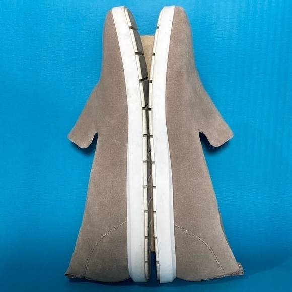 Franco Sarto Womens Boston Tan Suede Square-Toe SlipOn Casual Loafer Shoes SZ 10 - Picture 7 of 11